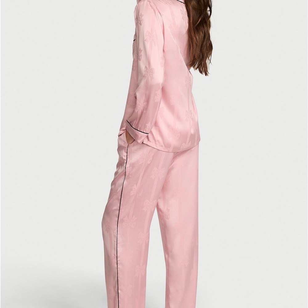 Victoria's Secret Light Pink Satin Pajama Set - Picture 3 of 3